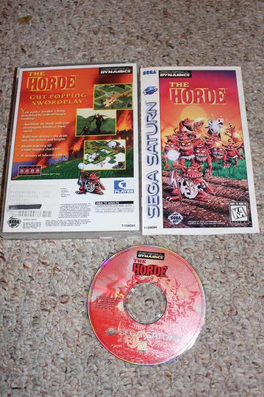 The Horde (Sega Saturn) Complete w/ Reg Card