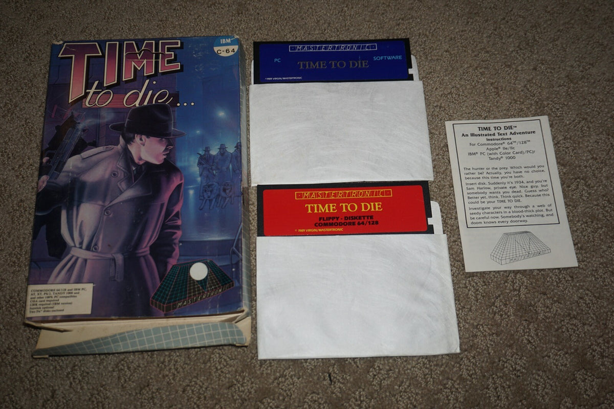 Time To Die (Commodore 64 128) Complete in Box