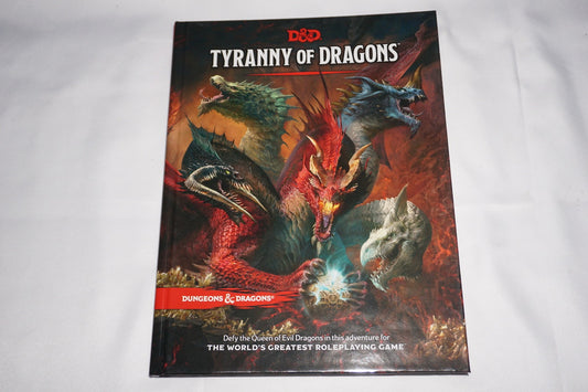 Tyranny Of Dragons Hardcover Book Dungeons & Dragons D&D NEW