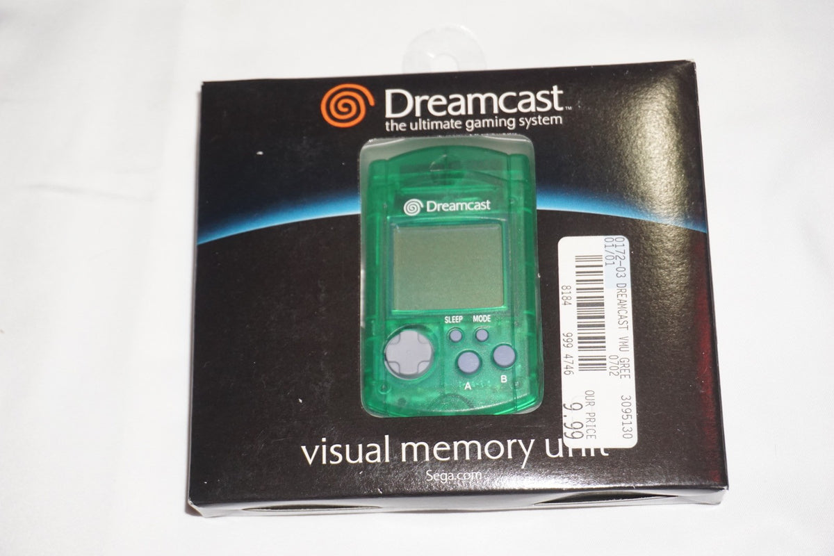 Green VMU Visual Memory Unit (Sega Dreamcast) New Official OEM