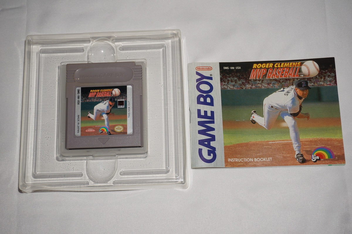 Roger Clemens MVP Baseball (Nintendo Game Boy Gameboy) Complete in Box CIB