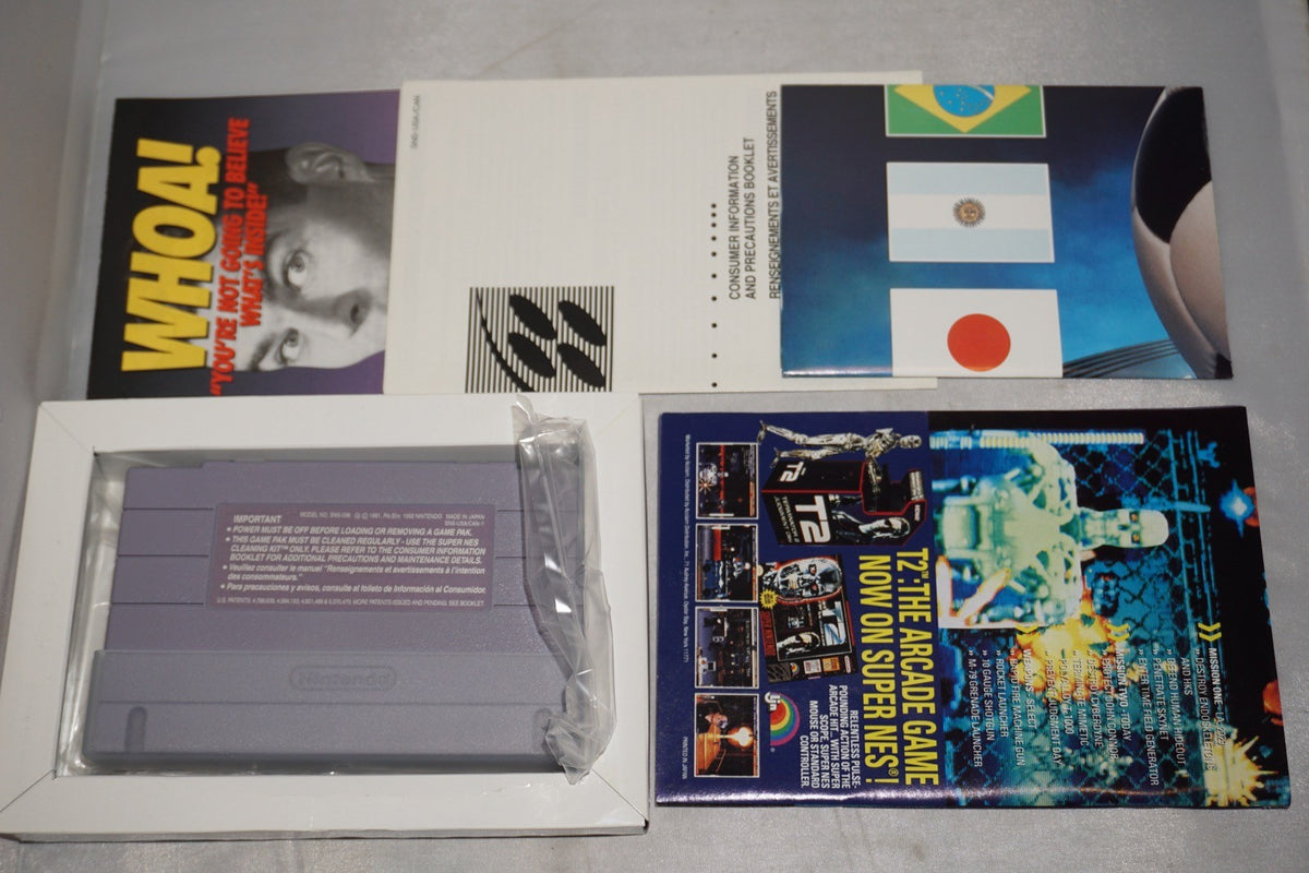 Champions World Class Soccer (Super Nintendo SNES) Complete Box w/ Reg Card CIB