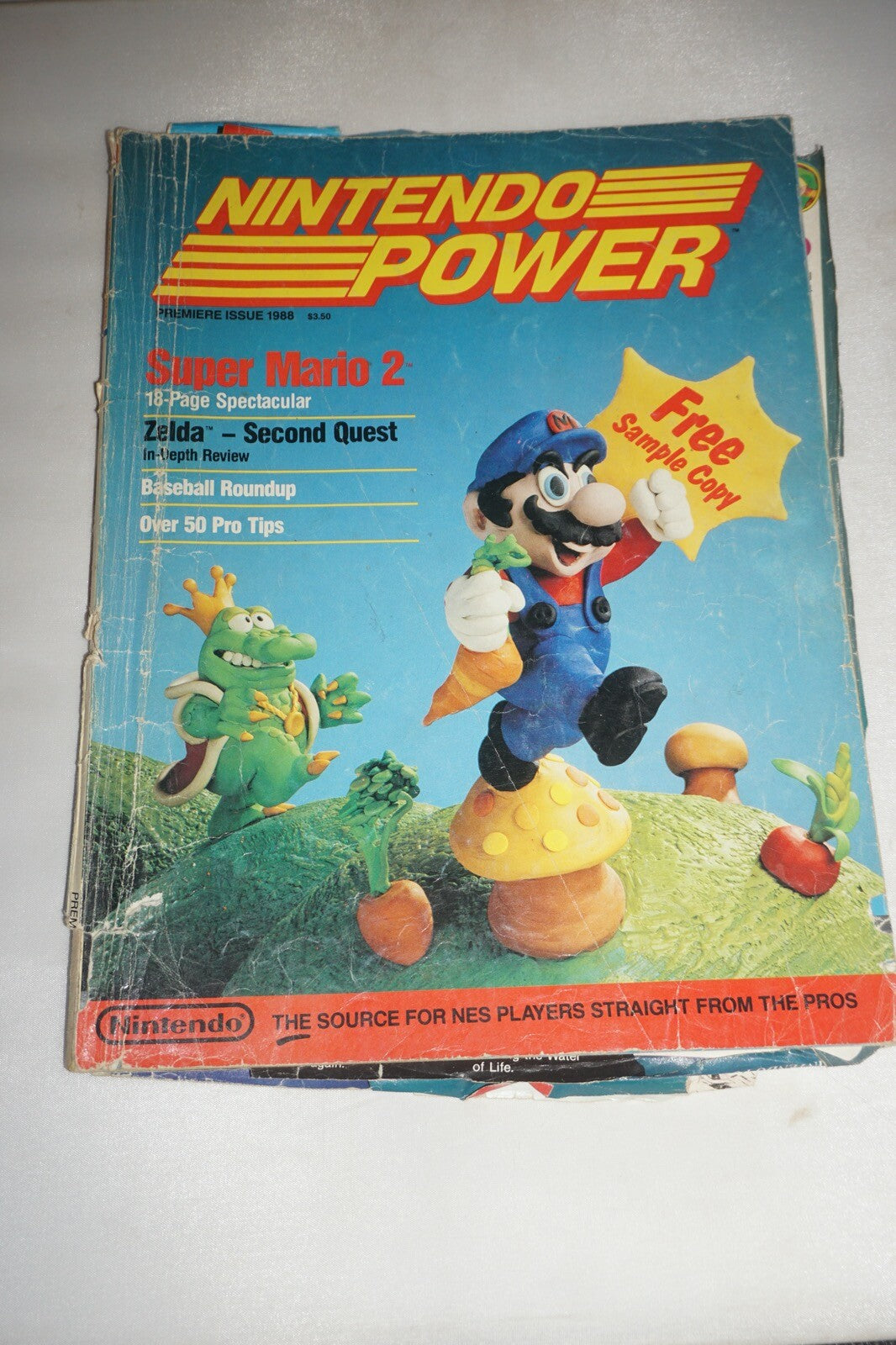 Premiere Issue 1 1988 Super Mario Bros 2 Nintendo Power Magazine