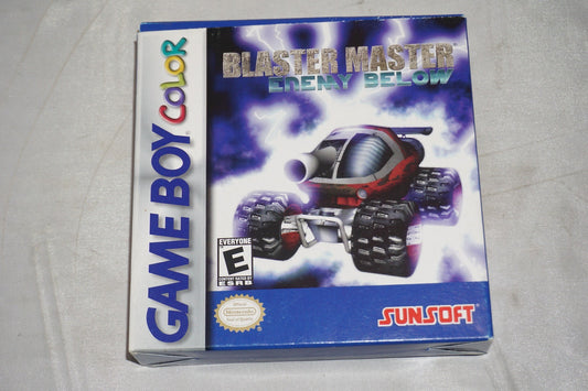 Blaster Master Enemy Below (Nintendo Gameboy Color Game Boy GB) Complete CIB
