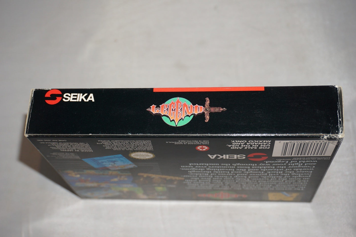 Legend (Super Nintendo SNES) Complete in Box CIB