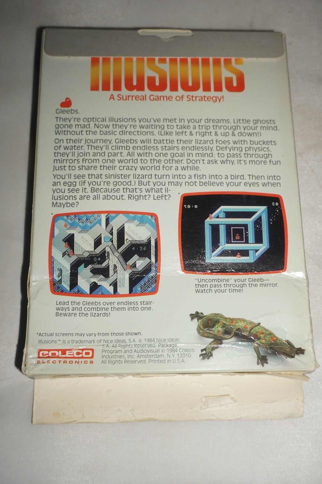 Illusions (Colecovision) Complete In Box