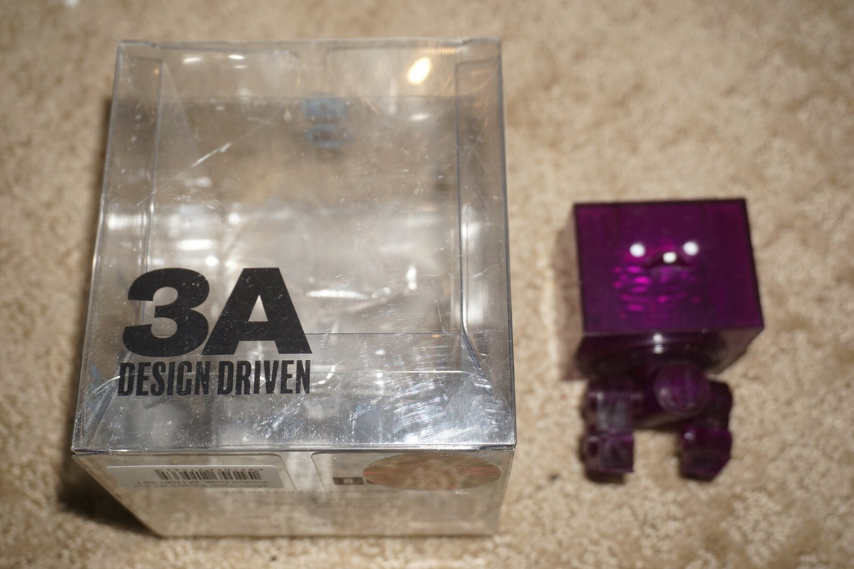3A 3ago Square Brain Box Purple 3" Figure