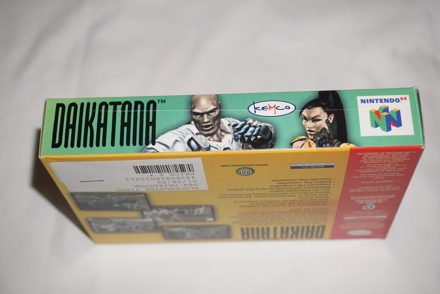 Daikatana (Nintendo 64 N64) Complete in Box CIB