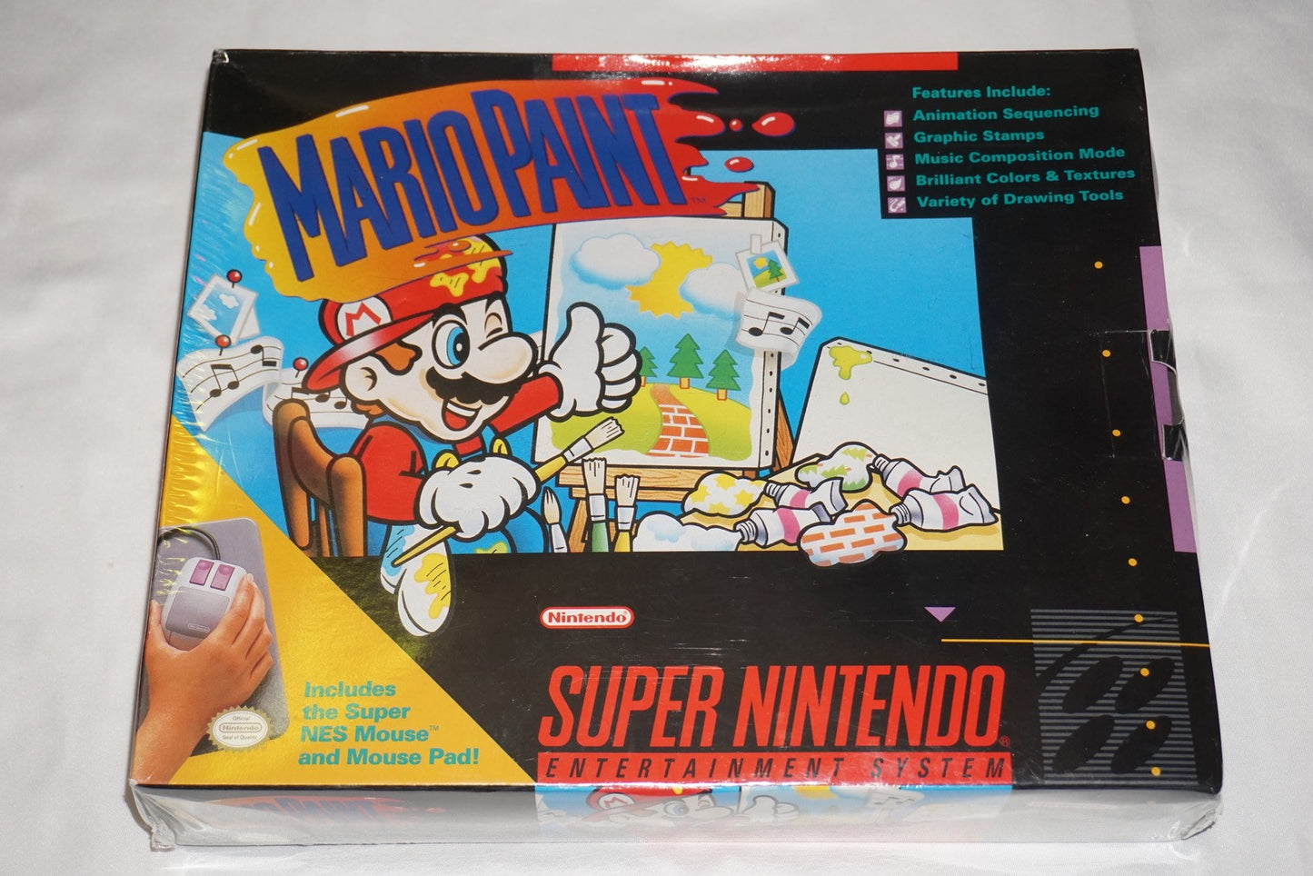 Mario Paint Bundle (Super Nintendo SNES) NEW Sealed