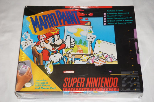 Mario Paint Bundle (Super Nintendo SNES) NEW Sealed