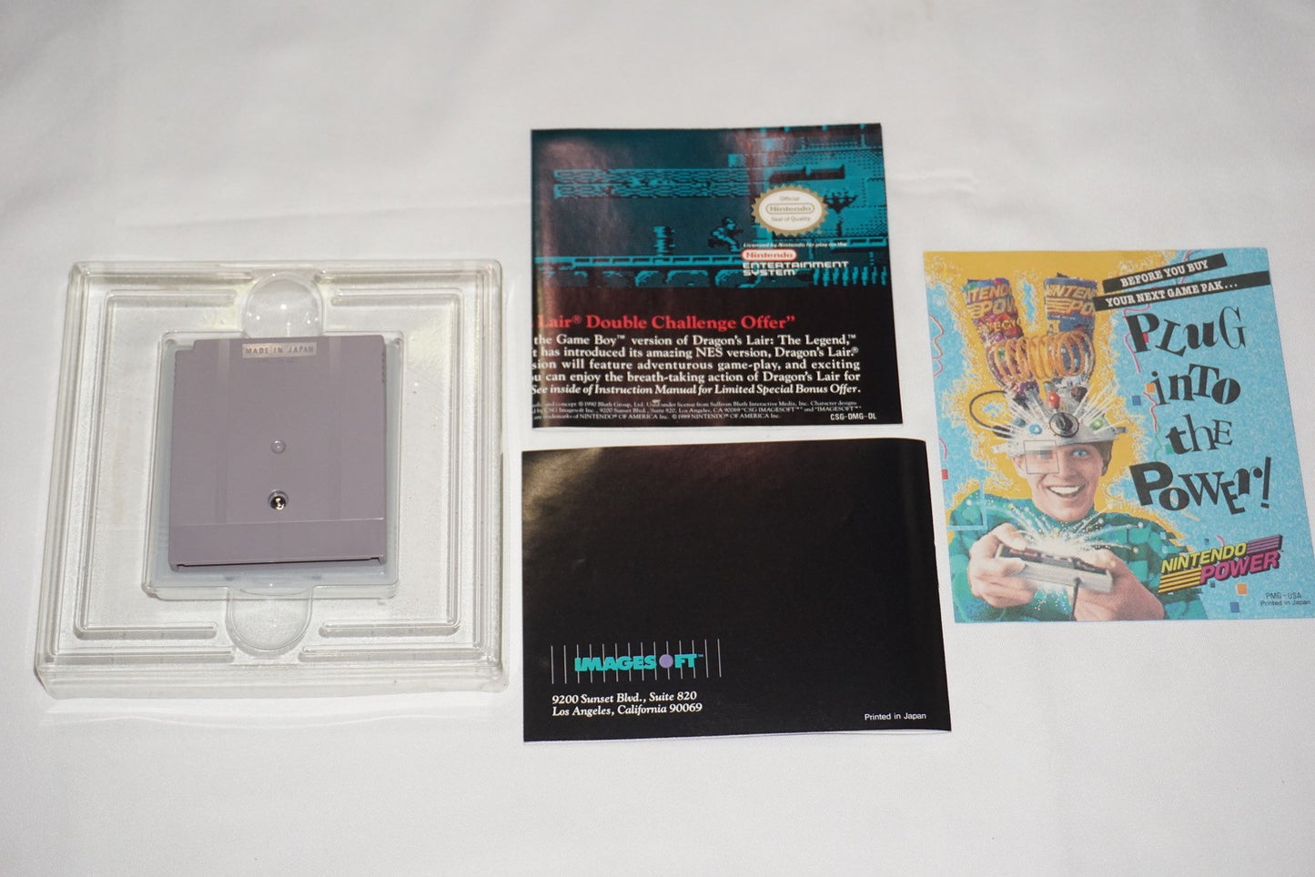 Dragon’s Lair (Nintendo Game Boy Gameboy) Complete in Box w/ Poster CIB