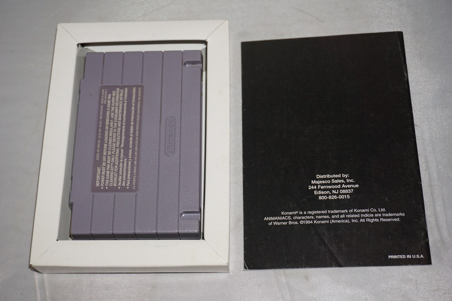 Animaniacs (Super Nintendo SNES) Complete in Box CIB