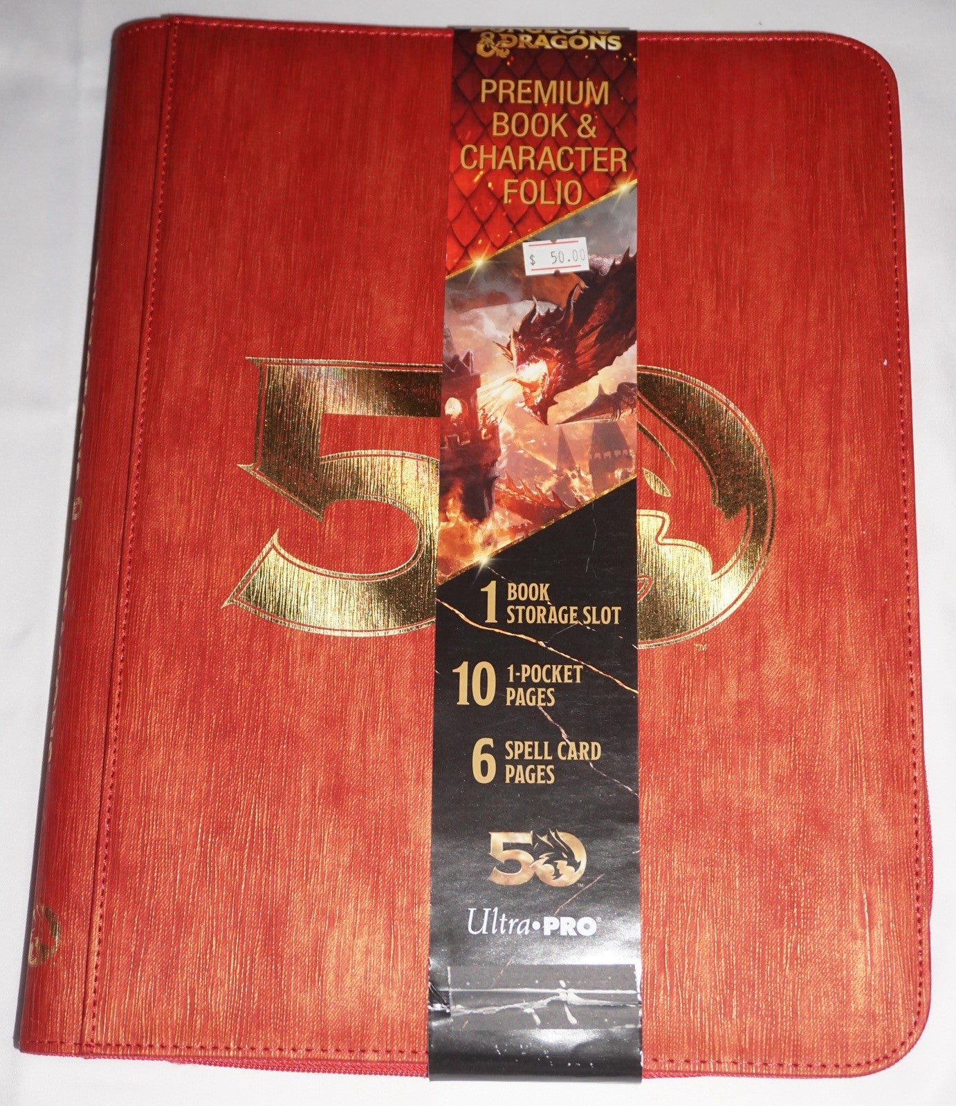 Ultra Pro D&D 50th Anniversary Premium Book Cover & Character Folio