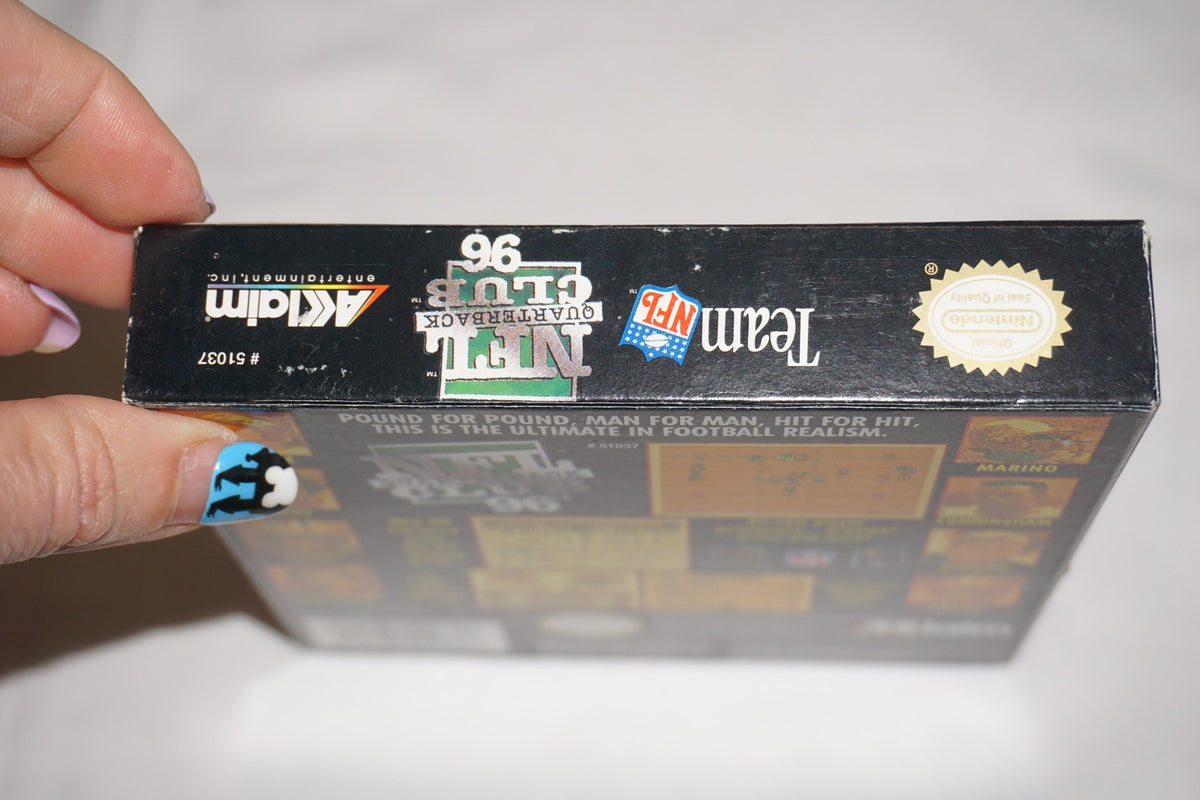 NFL Quarterback Club 96  (Nintendo Game Boy Gameboy) Complete in Box CIB