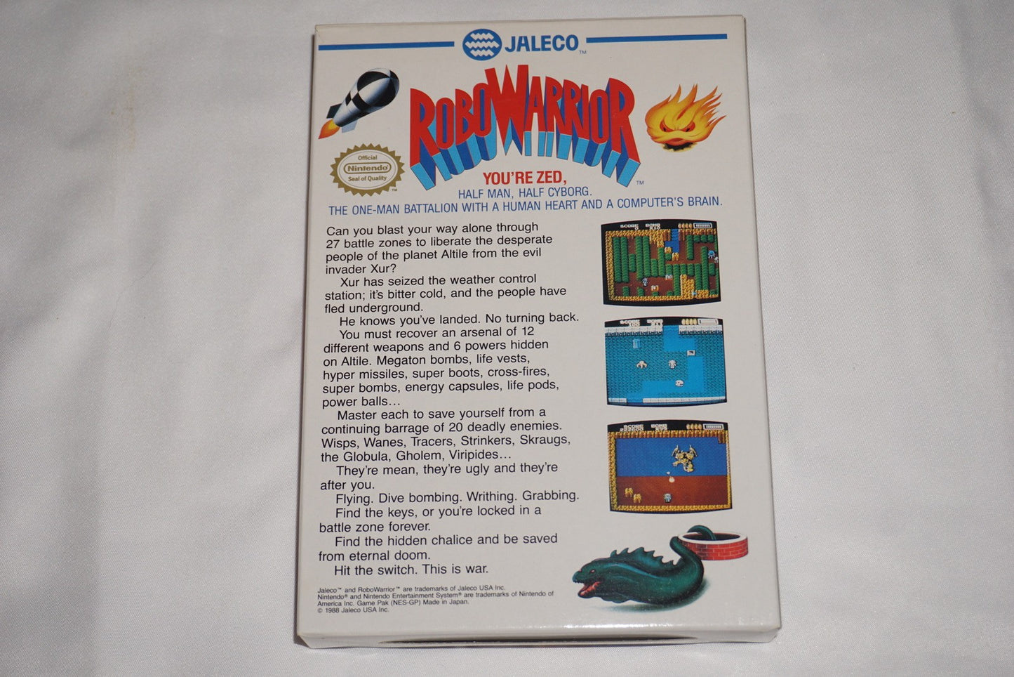 Robowarrior (Nintendo NES) Complete in Box CIB