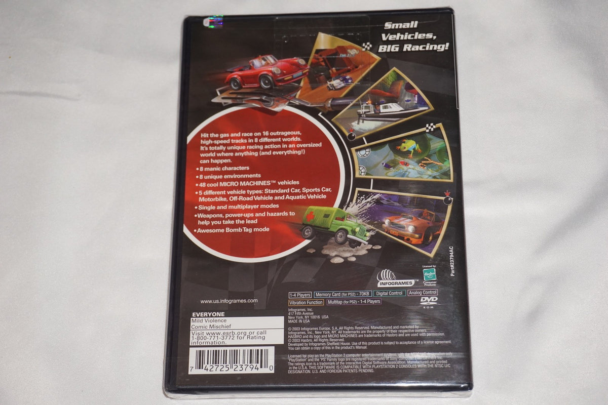 Micro Machines (Sony Playstation 2 ps2) NEW Sealed