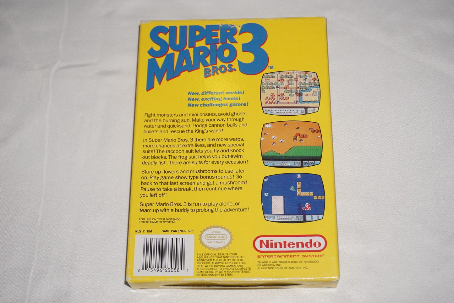 Super Mario Bros 3 (Nintendo NES) Complete in Box CIB