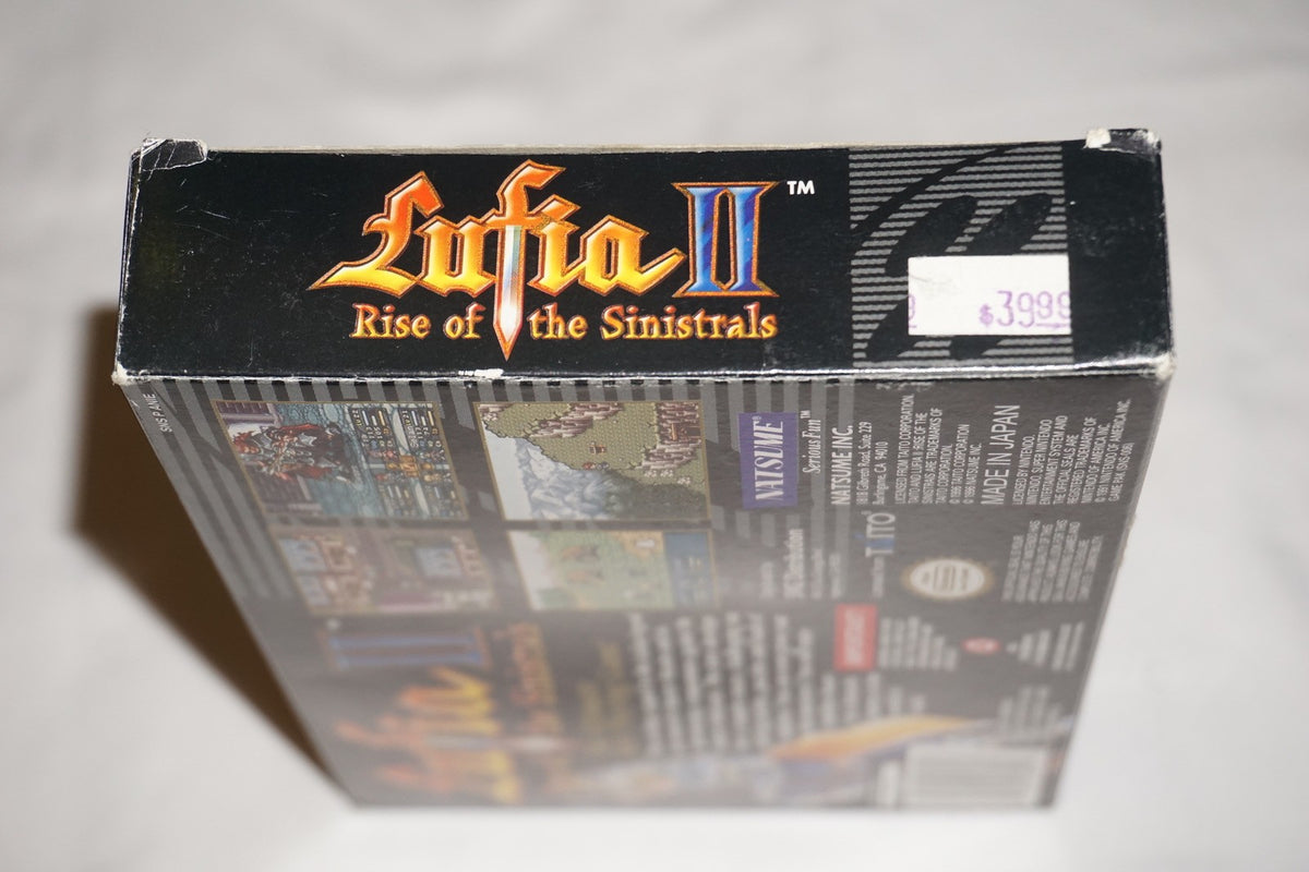 Lufia II Rise Sinistrals 2 (Super Nintendo SNES) Complete in Box CIB