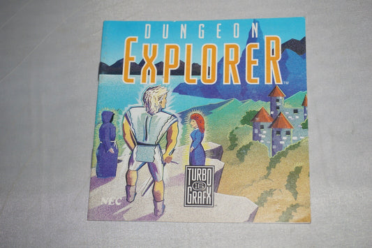 Dungeon Explorer (Turbo Grafx 16 Turbografx tg16) Manual ONLY NO GAME