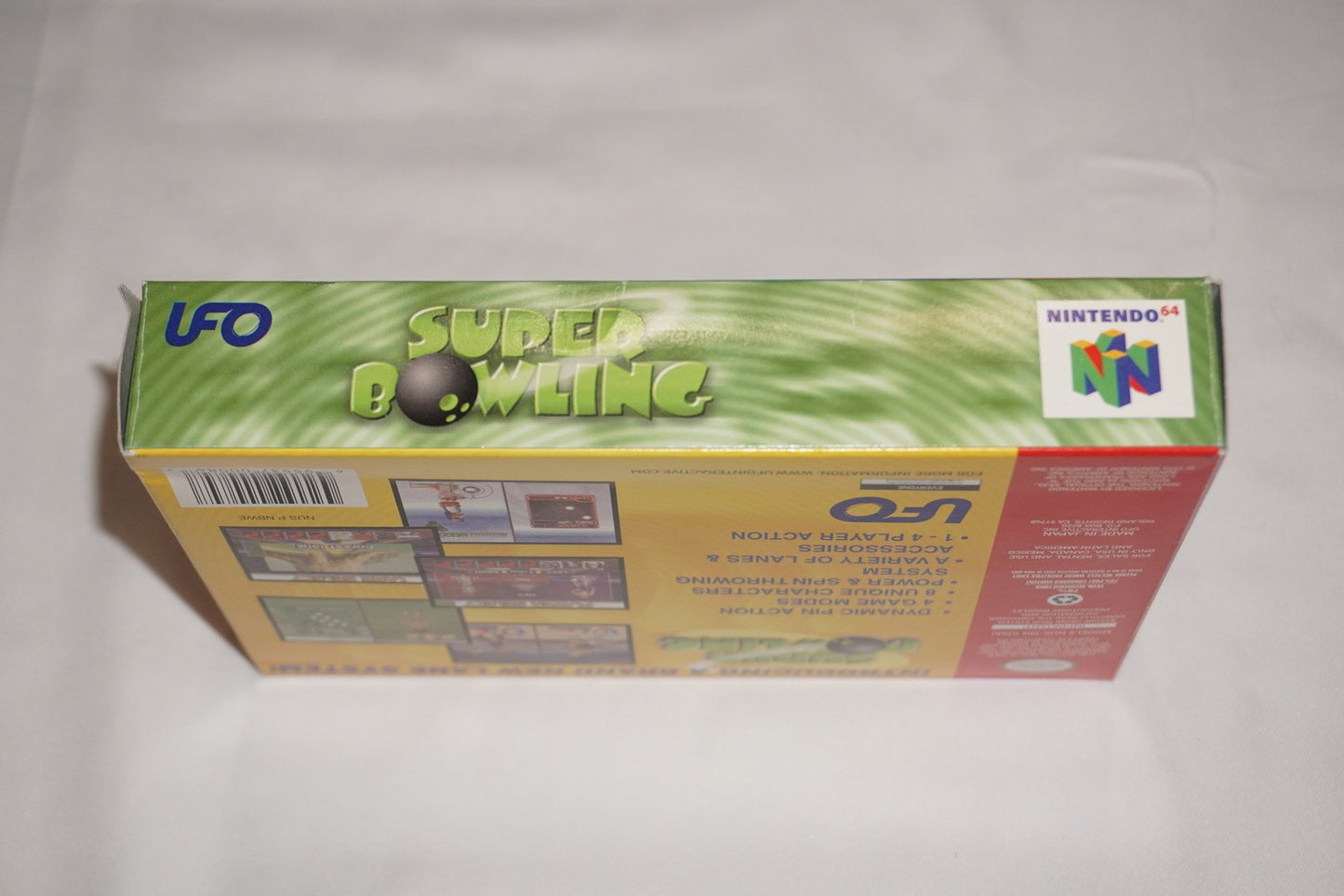 Super Bowling (Nintendo 64 N64) Complete in Box CIB Authentic