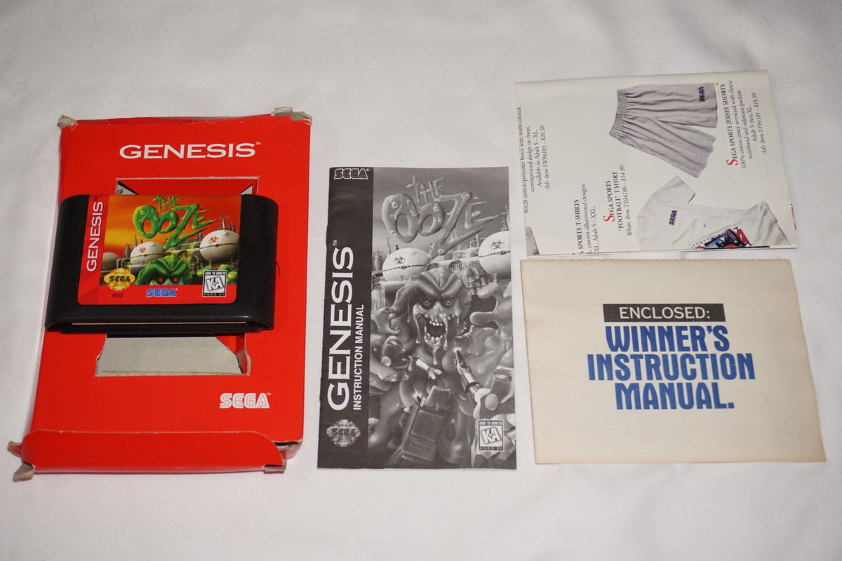 The Ooze (Sega Genesis) Complete in Box CIB