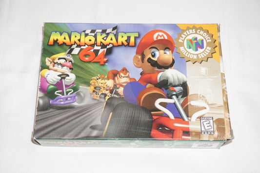 Mario Kart PC (Nintendo 64 N64) Complete in Box w/ Reference Card CIB Authentic