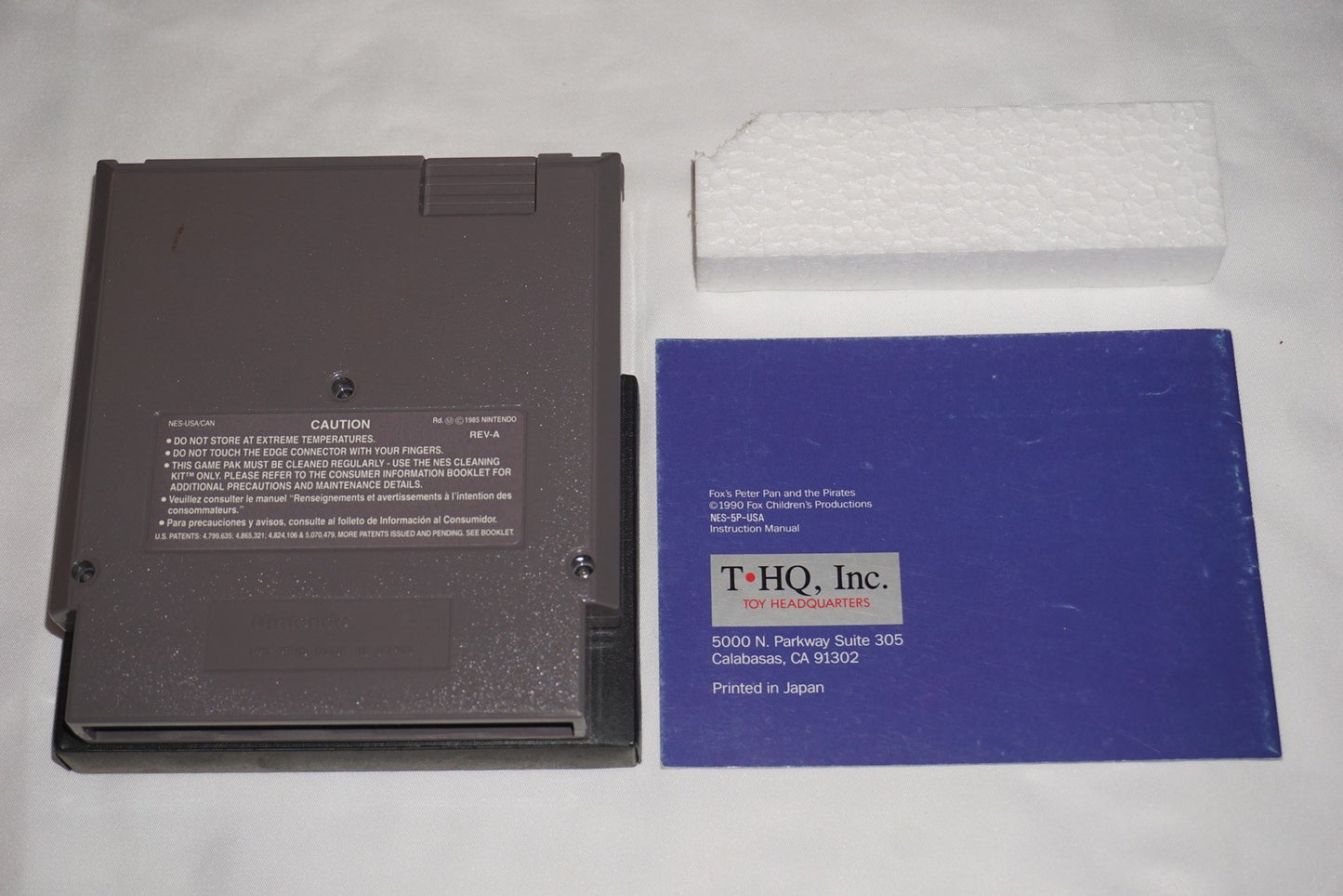 Fox’s Peter Pan & Pirates (Nintendo NES) Complete in Box CIB