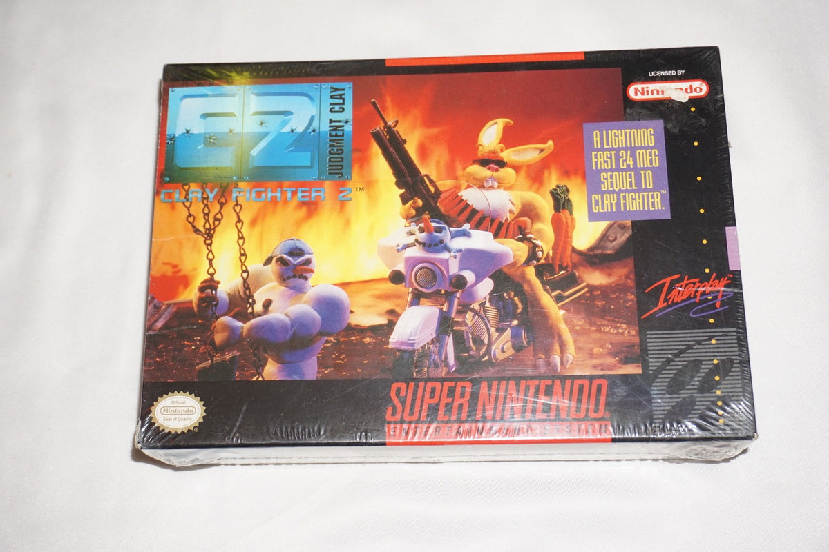 C2 ClayFighter 2: Judgment Clay (Super Nintendo SNES) NEW Sealed