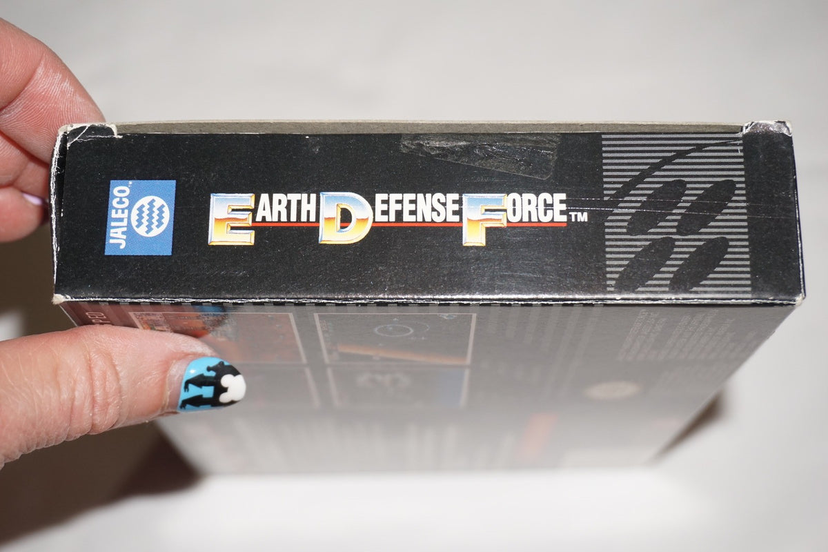Earth Defense Force (Super Nintendo SNES) Complete in Box CIB