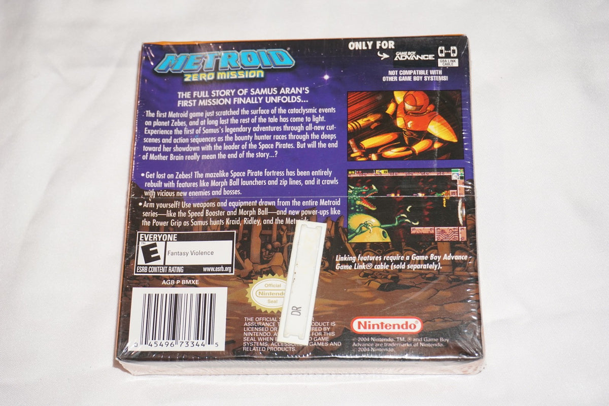 Metroid Zero Mission (Nintendo Game Boy Advance GBA) NEW Sealed