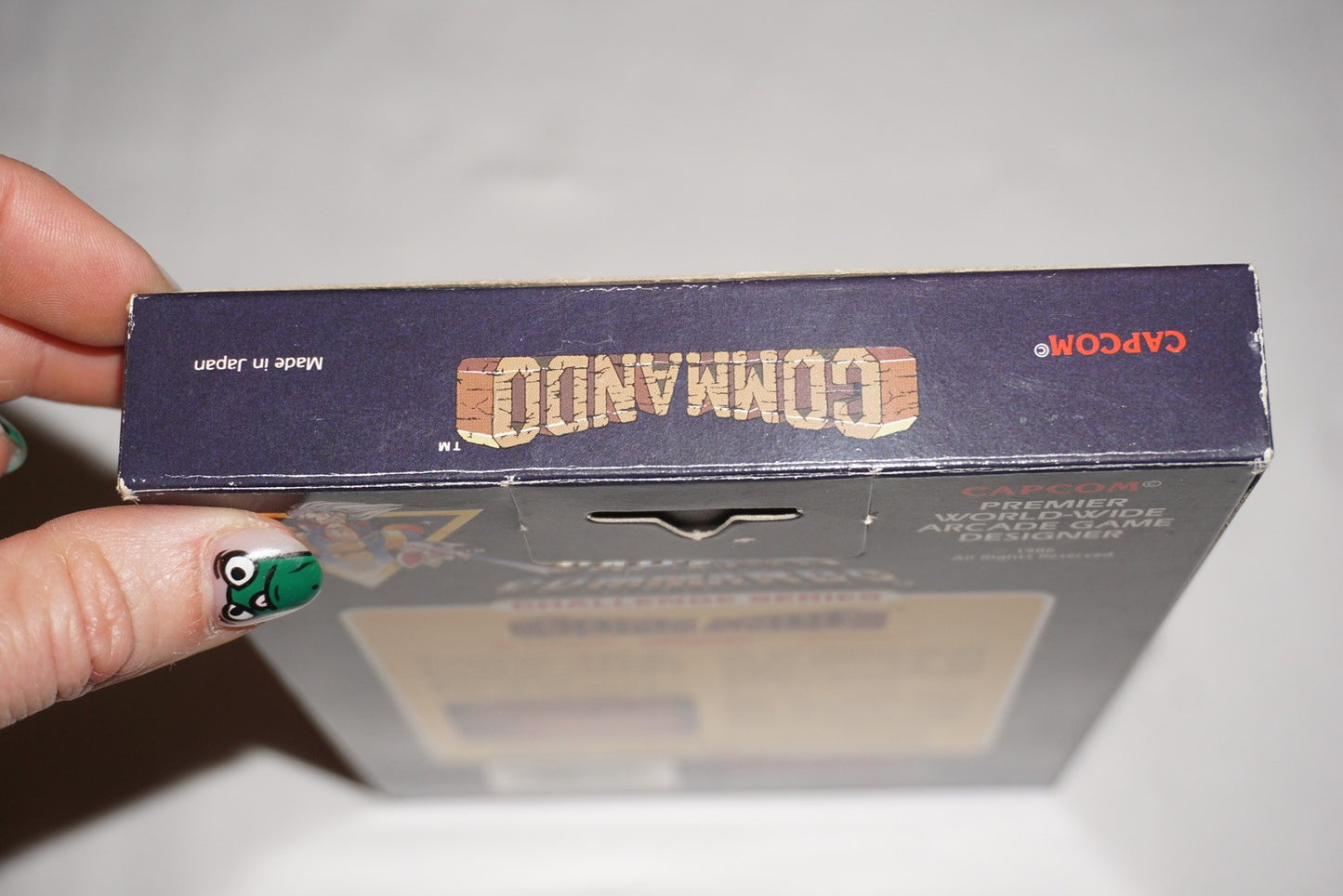 Commando Hangtab (Nintendo NES) Complete in Box w/ Poster CIB