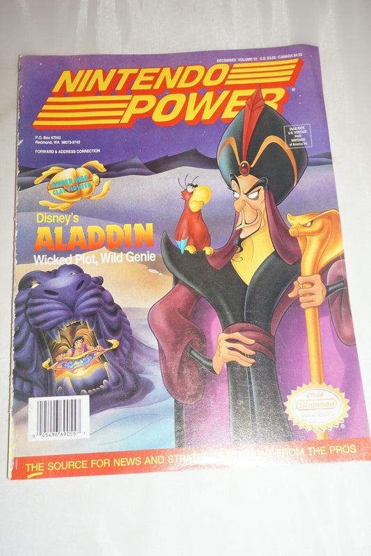 Nintendo Power Vol 55 Aladdin Magazine #4 Poster  Cards