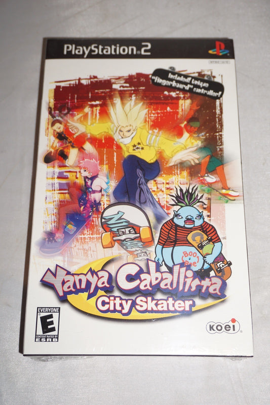 Yanya Caballista City Skater (Sony Playstation 2 ps2) NEW Sealed Fingerboard