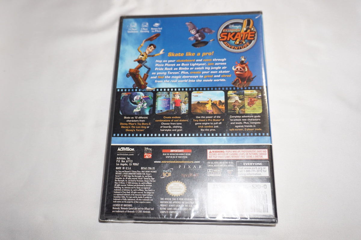 Disney Extreme Skate Adventure (Nintendo Gamecube) NEW Sealed