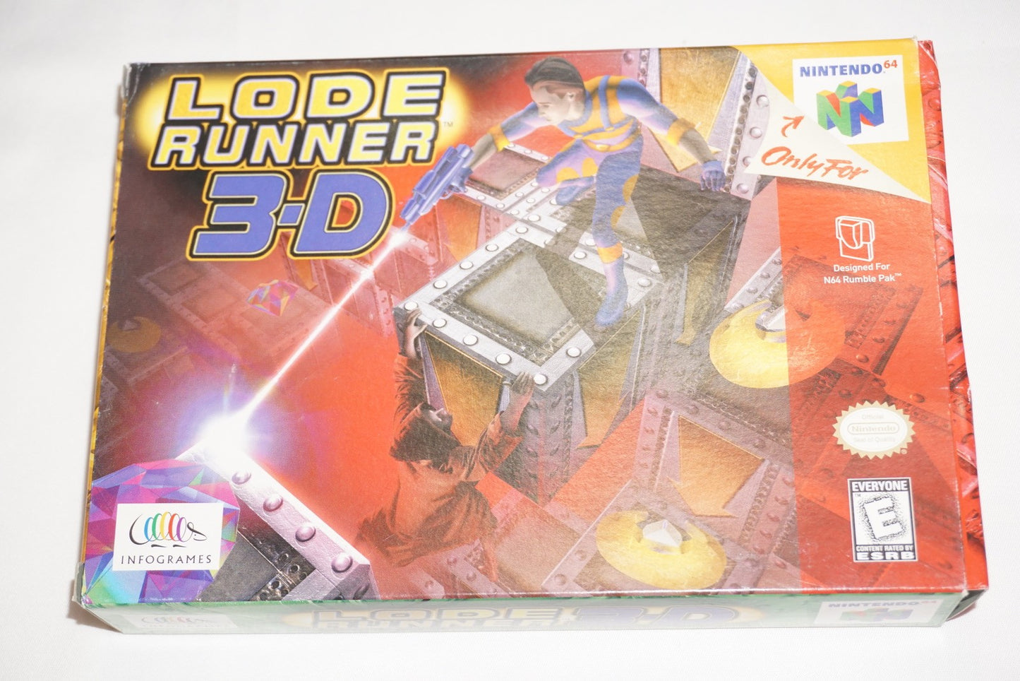 Lode Runner 3D (Nintendo 64 N64) Complete in Box CIB
