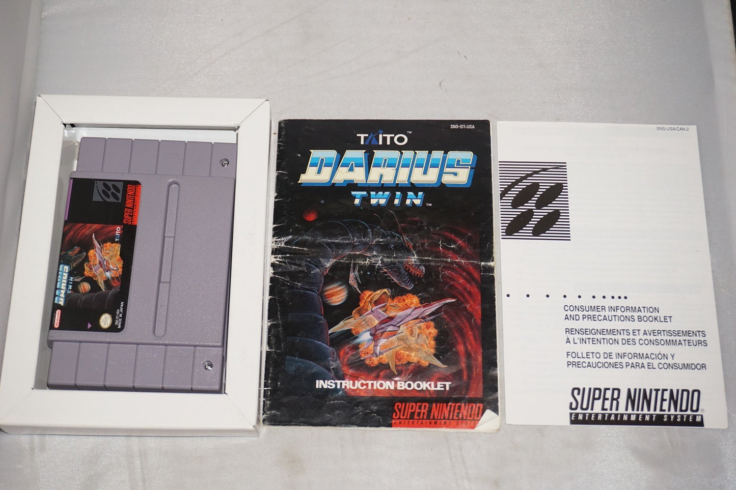 Darius Twin (Super Nintendo SNES) Complete in Box CIB