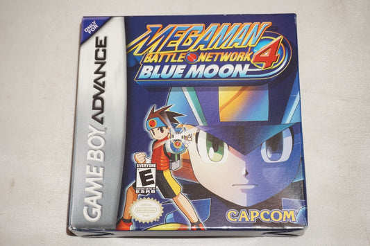 Mega Man Battle Network 4 Blue Moon (Gameboy Advance Game Boy GBA) Complete CIB