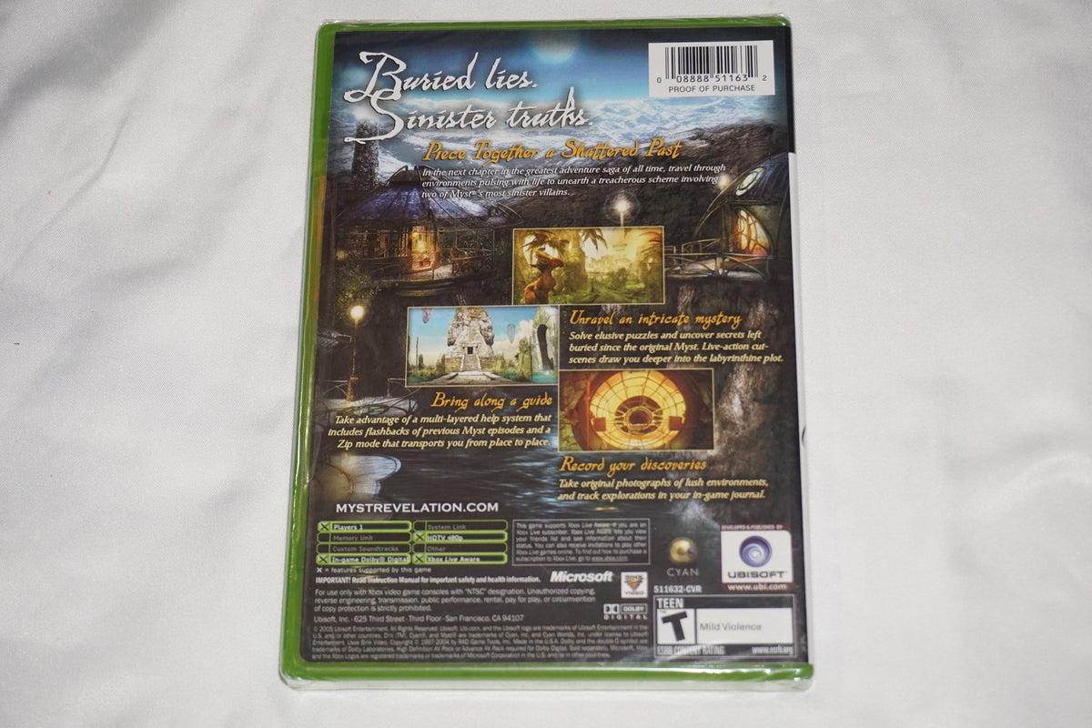 Myst IV Revelation 4 (Microsoft Xbox) NEW Sealed