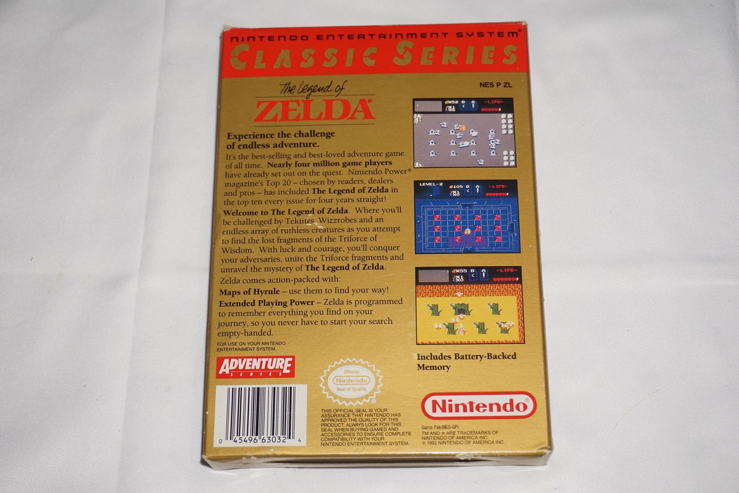 Legend of Zelda Classic Series (Nintendo NES) Complete in Box w/ Tips CIB
