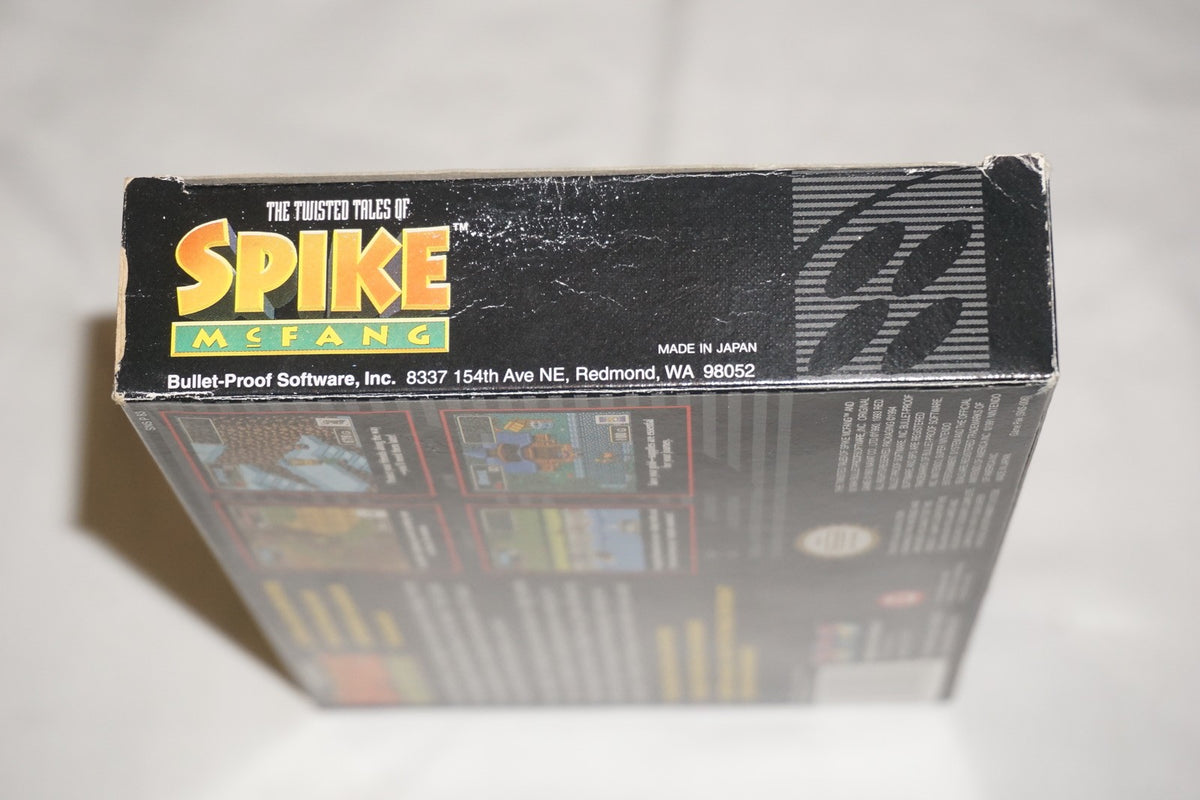 Twisted Tales of Spike McFang (Super Nintendo SNES) Complete in Box CIB