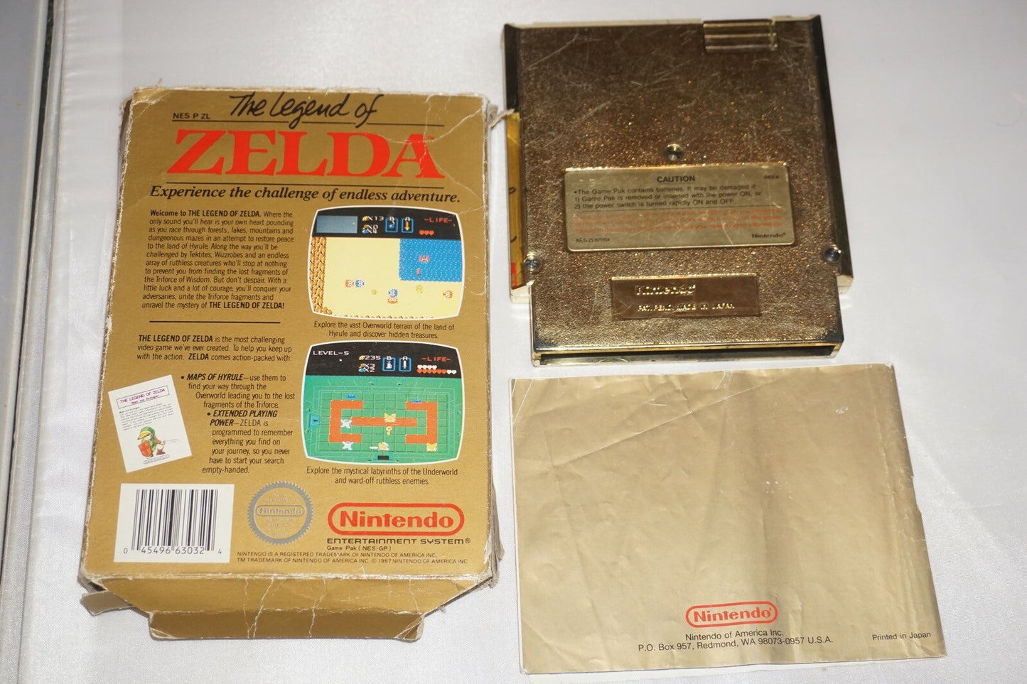 Legend Of Zelda (Nintendo NES) Complete in Box CIB #3