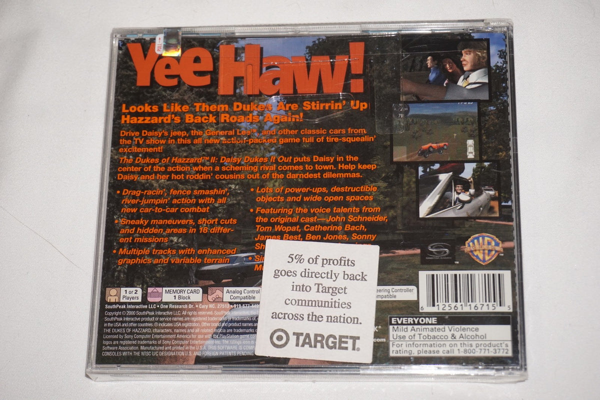 Dukes of Hazzard II Daisy Dukes It Out (Sony Playstation 1 ps1) NEW Sealed