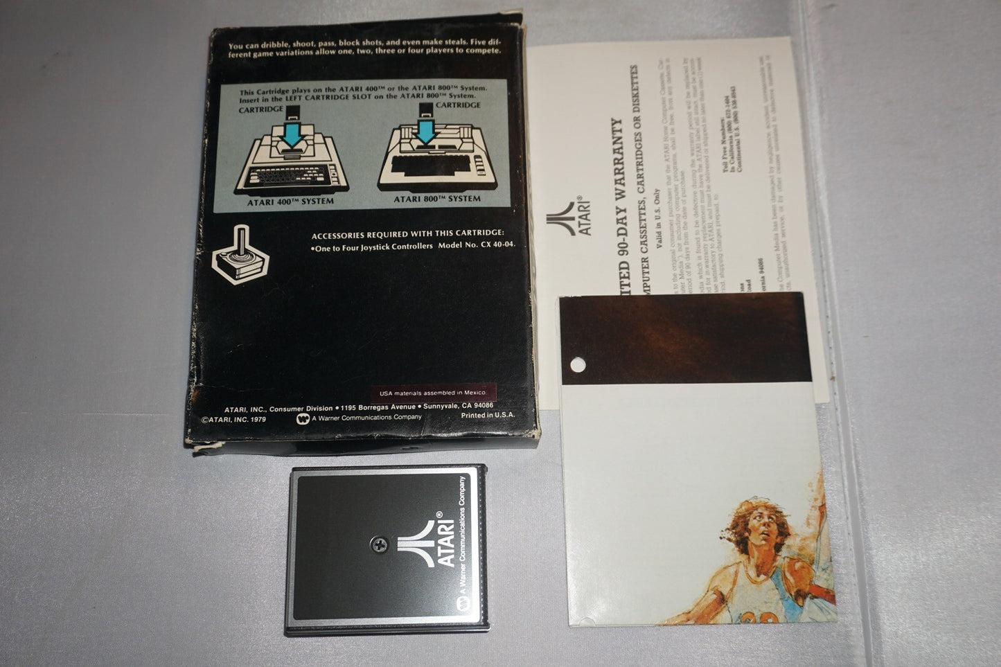 Basketball (Atari 400/800) Complete In Box