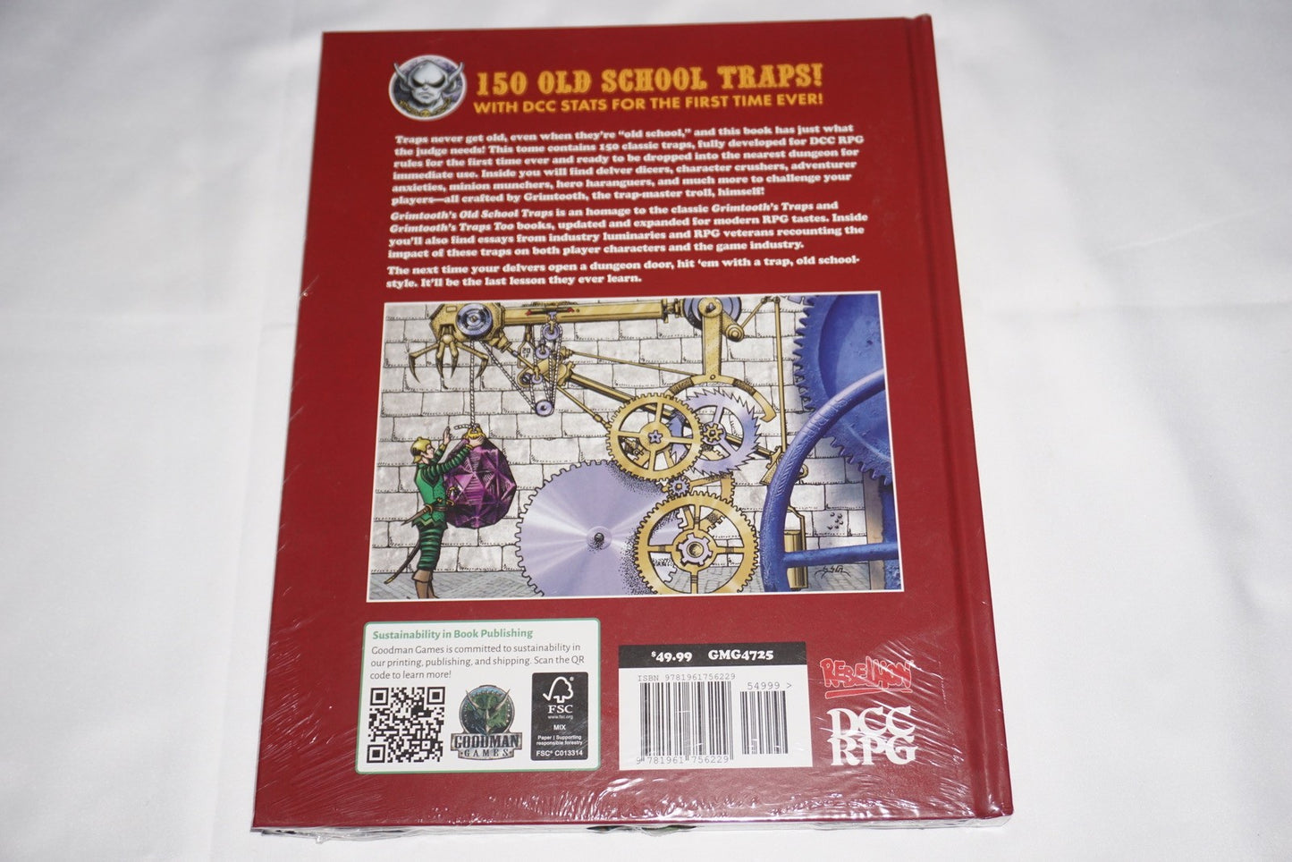 Grimtooth's Old School Traps DCC Book Dungeons & Dragons D&D NEW
