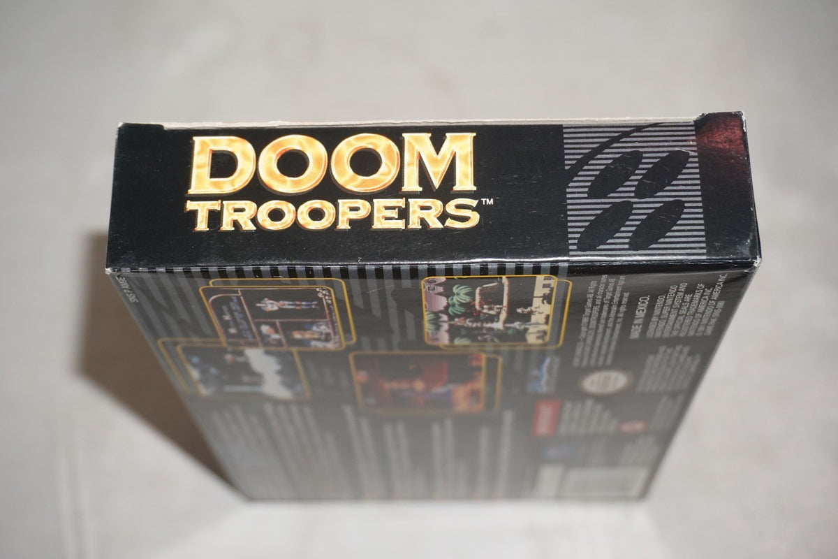 Doom Troopers (Super Nintendo SNES) Complete in Box w/ Poster & Card CIB