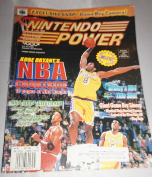 Nintendo Power Vol 107 NBA Courtside Magazine #2 Poster