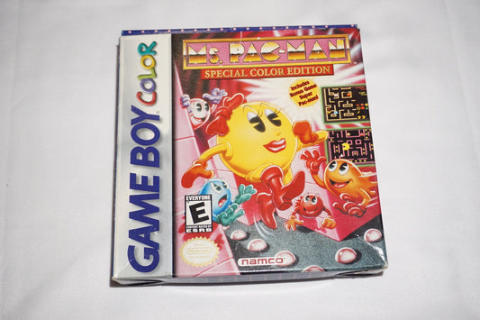 Ms Pac Man Special Color (Nintendo Game Boy Color Gameboy) Complete in Box CIB