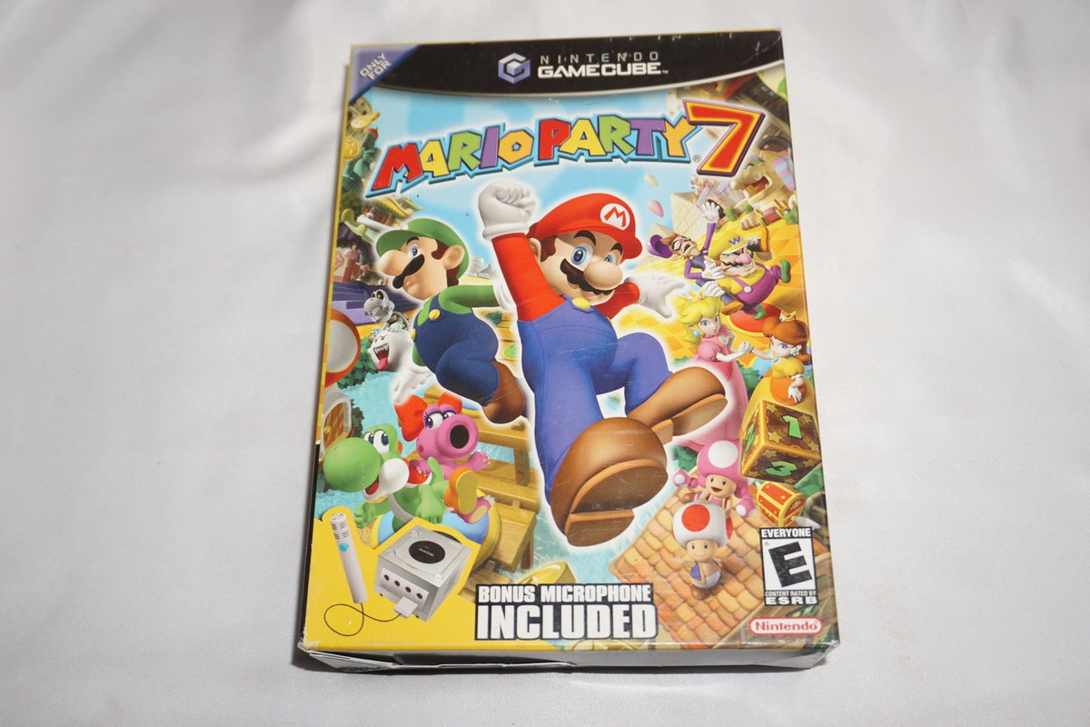 Mario Party 7 Bundle (Nintendo Gamecube) NEW Sealed in Box w/ Mic