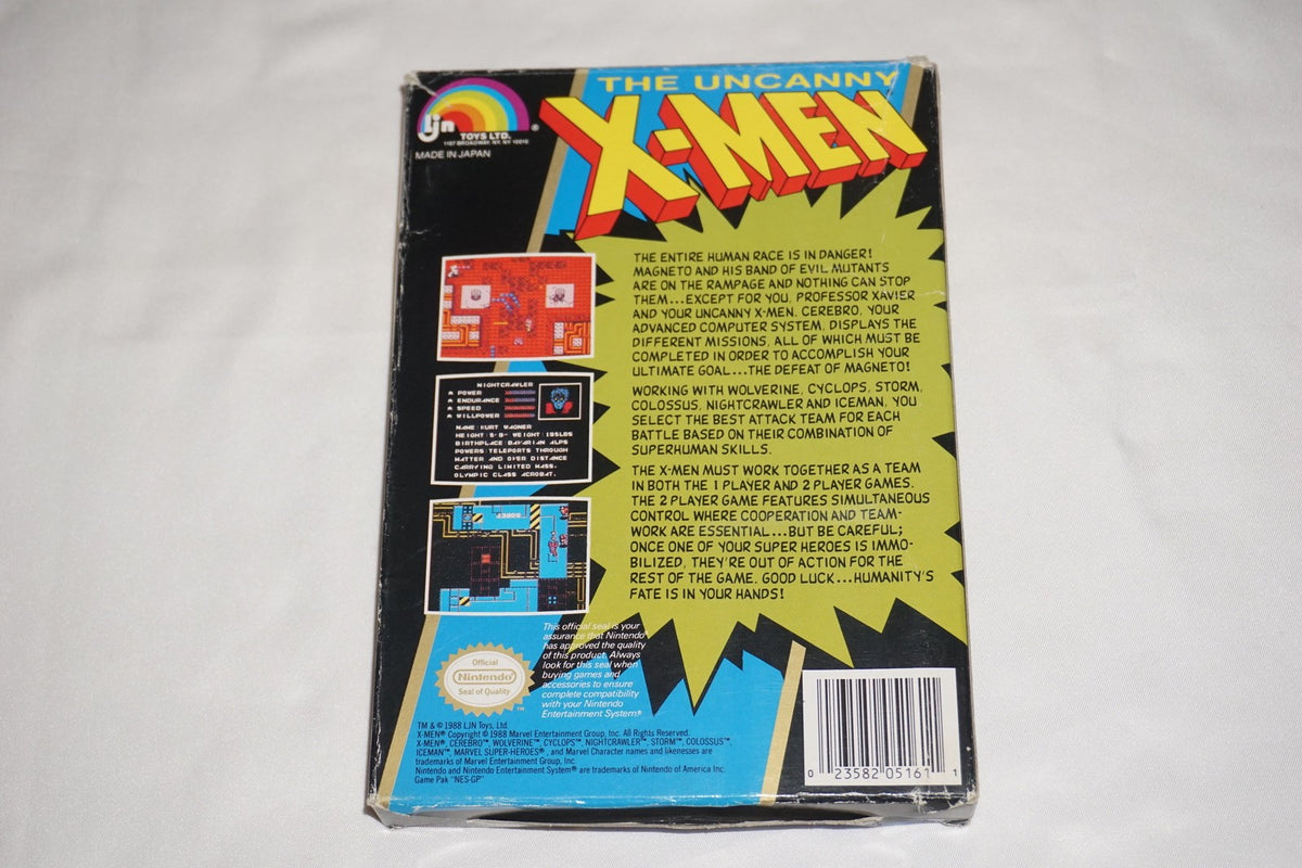 X-Men Uncanny (Nintendo NES) Complete in Box CIB