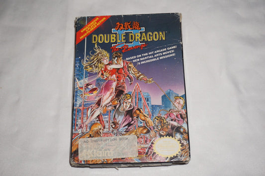 Double Dragon II 2 (Nintendo NES) Complete in Box CIB